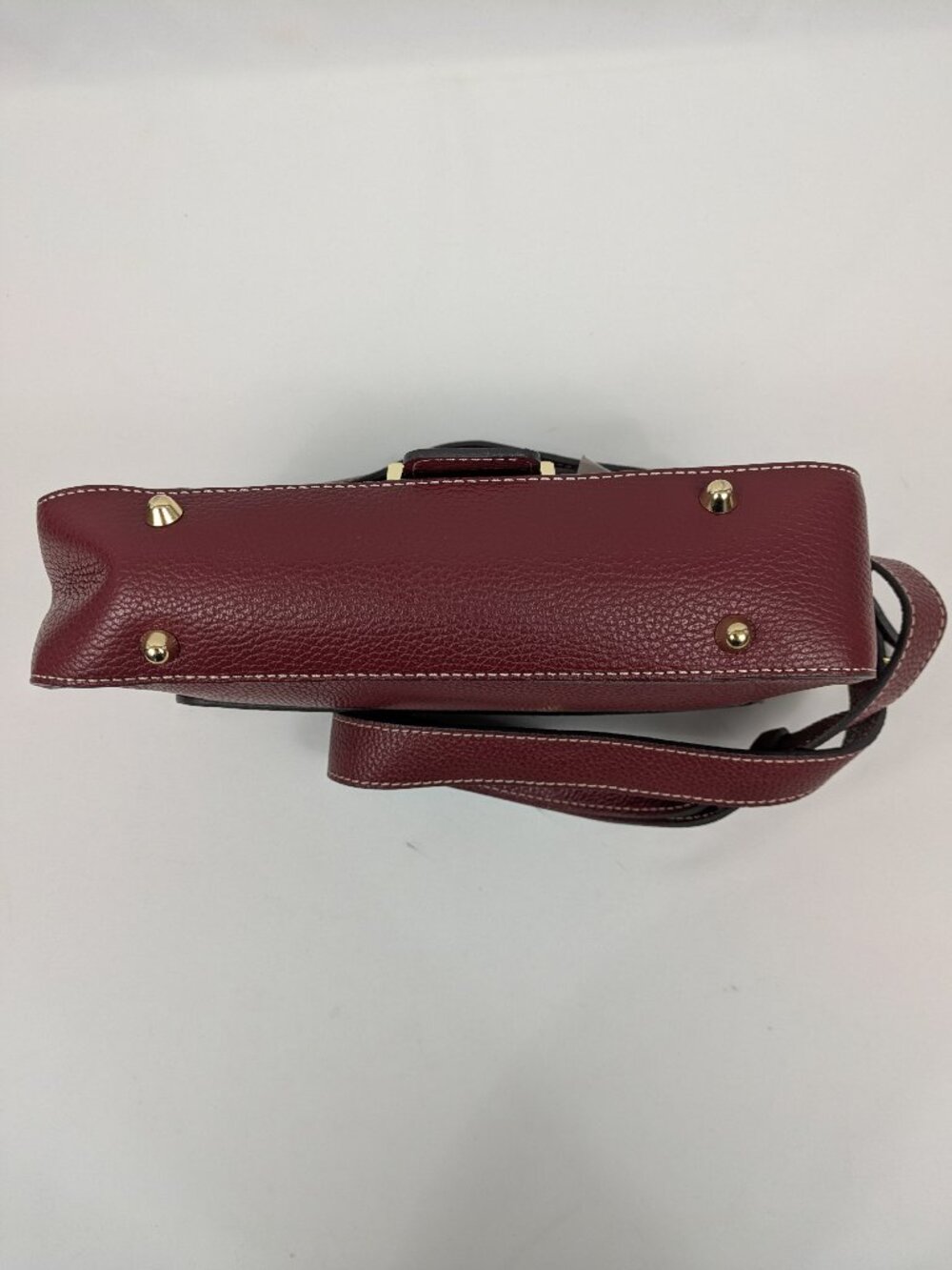 Divina Firenze genuine Italian leather Crossbody Flap Baguette - Picture 3 of 12